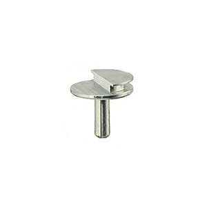 Low profile SEM pin stub Ø12.7 diameter with 90°, aluminium