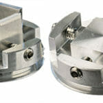 EM-Tec PS44 quad vise stub holder for 4 samples from 0-4mm, pin