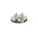 Hitachi Ø25x8mm M4 angled SEM sample stub, double 45/90 degree, aluminium