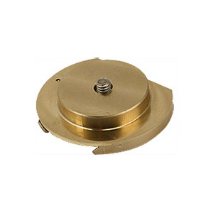 EM-Tec ZV9 versatile dovetail SEM stage adapter with M4 screw, for Zeiss/LEO