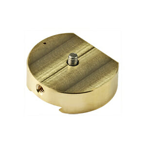 EM-Tec ZV11 versatile dovetail SEM stage adapter with M4 screw, for Zeiss/LEO with airlock