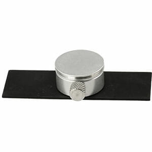 EM-Tec M31P metal slide adapter to accommodate pin stubs on reflected light microscopes