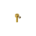 EM-Tec GR2 needle / tube sample holder for up to Ø2mm, gold plated brass, pin