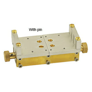 EM-Tec CV1 centering vise SEM sample holder for up to 110mm, pin