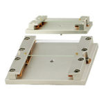 EM-Tec RG2 twin geological thin sections top reference holder for 2 petrographic slides up to 48x28mm, pin