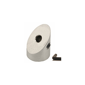 EM-Tec H45P fixed 45° pre-tilt holder for pin stubs/holders, Ø12.7x17mm, M4