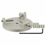 EM-Tec R32 bulk sample holder for up to Ø32mm, aluminium, Ø14mm JEOL stub