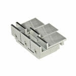 EM-Tec 3V22 triple compact vise sample holder for 3x up to 22mm samples, pin