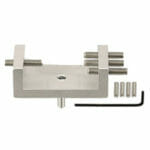 EM-Tec B52 bulk sample holder for up 52mm, aluminium, pin