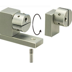 EM-Tec PH93 mini split mount vise clamp 90° Quick-Flip SEM sample holder kit, compatible with pin & M4