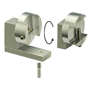 EM-Tec PH94 stub vise clamp 90° Quick-Flip SEM sample holder kit, compatible with pin & M4