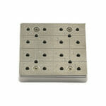 EM-Tec CS16/4 C-Square multi pin stub holder for 16x Ø12.7mm or 4 x Ø25.4mm pin stubs, M4