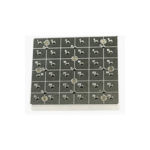EM-Tec CS36/9 C-Square multi pin stub holder for 36x Ø12.7mm or 9 x Ø25.4mm pin stubs, M4