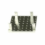 EM-Tec Versa-Plate H49 SEM sample holder 82x82mm with 49 M4 threaded holes and 4 x S25 brackets, M4