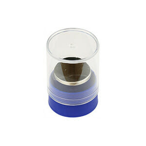 EM-Tec FS2Z sampler with Ø25.4mm short Zeiss pin stub and Ø25mm high purity conductive tab in a SB3 storage tube
