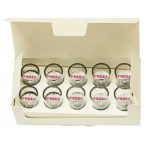 EM-Tec LM11 box with 10 x Ø12.7mm pin stubs plus Ø12mm non- conductive tabs in SB2 storage tubes