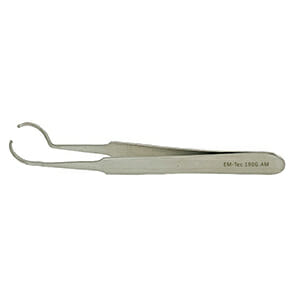 EM-Tec 190G.AM SEM pin stub gripper tweezers for Ø19mm pin stubs, anti-magnetic stainless steel