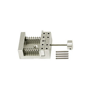 EM-Tec VS12 compact single action spring-loaded vise holder for up to 12mm, pin