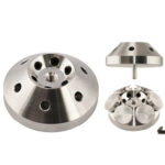 EM-Tec P6/45 multi pin stub holder 45° for 6 pin stubs, Ø35x14mm, pin