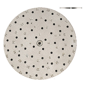EM-Tec P49 multi pin stub holder for 49 pin stubs, Ø117x7mm, M4