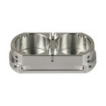 EM-Tec R2 top reference holder for 2x Ø40mm/1-1/2 inch metallographic mounts, Ø14mm JEOL stub. Includes 2 positions for calibration stubs.
