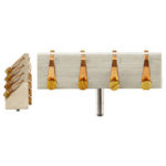 EM-Tec S-Clip sample holder with 4xS-Clips at 45° and 4xS-Clip at 90°, 50x10x14mm, pin