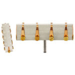 EM-Tec S-Clip sample holder with 10xS-Clips at 90°, 50x10x14mm, pin