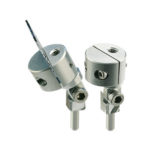 EM-Tec PS18 mini swivel split mount vise for up to 8mm, aluminium, pin