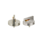 EM-Tec S-Clip sample holder with 2xS-Clips 45°/90° on Ø25.4mm Zeiss pin stub