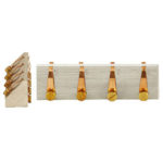 EM-Tec S-Clip sample holder with 4xS-Clips at 45° and 4xS-Clips at 90°, 50x10x14mm, M4