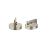 EM-Tec S-Clip sample holder with 2xS-Clips double 90° on Ø25mm JEOL SEM stub
