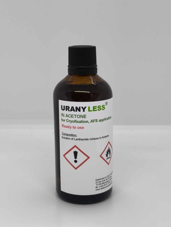 Uranyless acetone