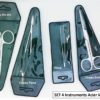 kit 3 scissors + 1 clamp dissection