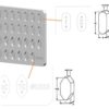 Silicon mold reusable, 2 cavity sizes